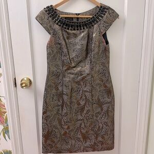 Spence Formal Dress with Metallic Design - size 6